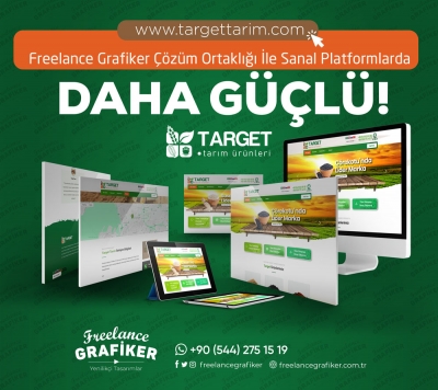 Target Tarım Ürünleri Logo ve Website Tasarım Çalışmaları