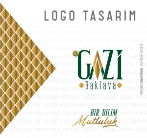 Gazi Baklava Logo Tasarım Çalışması