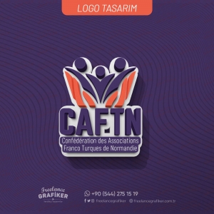 CAFTN (Franco Türk Normandiya Dernekleri Konfederasyonu) Logo Tasarım Çalışması