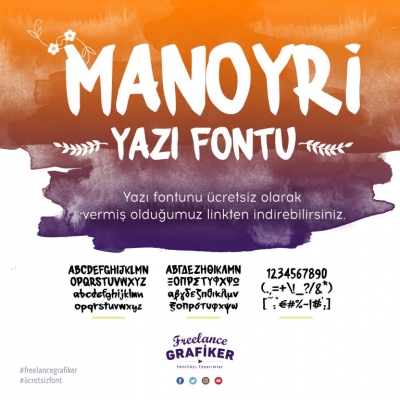 Manoyri yazı fontunu